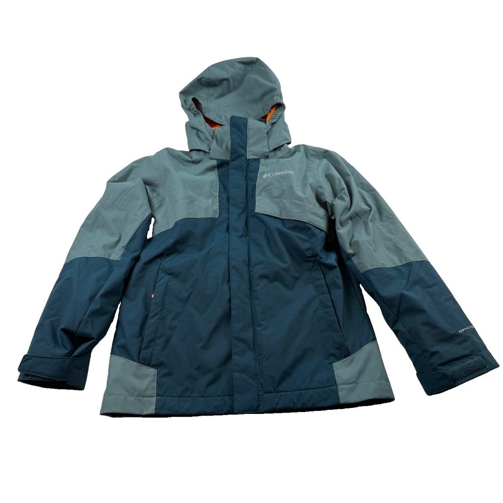 Columbia Omni Tech Interchange Jacket Youth S (8) Blue EUC